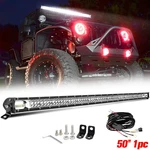 52'' Inch Led Bar Spot Flood Combo Offroad Lights With Wiring Truck Atv. Fixed Price $71.19.