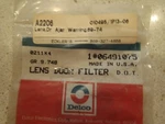69-74 C3 Corvette Door Ajar Warning Lens Filter--gm #6491075--NOS--NCRS!!. Fixed Price $24.95.