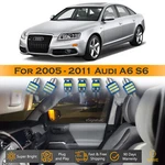 18 X Ultra White Led Lights Bulb Interior Package Kit For 2005 - 2011 Audi A6 S6. Fixed Price $19.52.