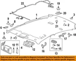 Gm Oem 13-25 Cruze Limited Roof Interior Trim-dome Lamp Assy 22774353. Fixed Price $77.08.