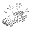 Genuine Mopar Dome And Reading Lamp YQ85BD1AA. Fixed Price $76.66.