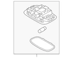 Genuine Kia Overhead Lamp 92850-1U200H9. Fixed Price $65.67.