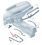 New Audi E-tron Gen Left Centre Console Led Module 4KE947355L 4KE-947-355-L. Fixed Price $34.00.