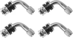 Qwork 4PCS Tyre Valve Stem, Degree Angled Bolt-in Stems For VS-90. Fixed Price $10.44.