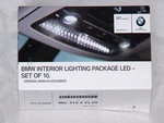 Bmw Oem Led Ten Piece Interior Light Package Bulb Upgrade Kit All Current Models. Fixed Price $213.70.