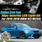 10PC Error Free Car Interior Led White Light Kit For 2014-2018 Bmw M235I. Fixed Price $16.57.