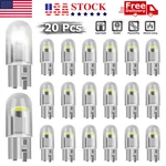 20X T10 194 168 W5W 2825 Cob Led License Plate Interior Light Bulbs 6000K White. Fixed Price $7.99.
