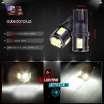 2X Xenon White T10 194 168 W5W Led Instrument Cluster Light Bulb For Chev Buick. Fixed Price $8.99.