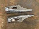 Triumph TR4A /5/250 Pair Front Wing Side Indicator Lamp Unit Rechrome. Fixed Price $80.59.