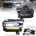 For 2019-2024 Dodge Ram 1500 Full Led Clear Headlights W/sequential Front Lamps. Fixed Price $489.99.