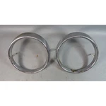67-73 Bmw 114 2002 1602 Rear Tail Light Chrome Trim Ring Pair Oem. Fixed Price $112.50.