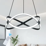 Modern Led Chandelier, Dimmable With Remote, Adjustable Pendant Light. Fixed Price $116.99.