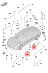 Genuine Porsche Taycan Y1A Led Light Front And Rear PAB947411A. Fixed Price $53.49.