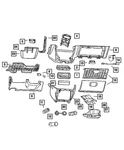 Genuine Mopar Grab Handle UQ62BD5AA. Fixed Price $38.60.