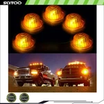 5X Amber Lens Cab Marker Light 6-5730-SMD-ULTRA White Led +base For Chevy/gmc. Fixed Price $23.49.