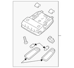 Genuine Kia Overhead Lamp 92800-B2010EQ. Fixed Price $255.65.