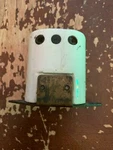 Antique Circa 1900 Porcelain Base English 3 Way Light Switch. Fixed Price $25.00.