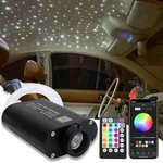 Amki 16W Fiber Optic Lights Starlight Headliner Kit App Remote Sound Contr. Fixed Price $105.11.