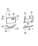 Genuine Mopar Glove Box Lamp 68423992AA. Fixed Price $23.44.