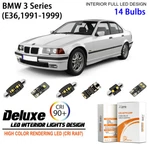 14 Bulbs Led Interior Light Kit For Bmw Series E36 1991-1998 White. Fixed Price $29.12.