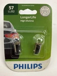Philips 57LLB2 Longerlife Instrument Panel Lamp Light Bulb - Pack. Fixed Price $8.09.