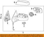 Gm Oem Door Side Rear View Mirror-puddle Light Lamp Left 22919741. Fixed Price $35.19.