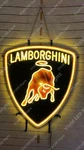 Lamborghini Sports Car Auto 24"X20" Vivid Led Neon Sign Light Lamp With Dimmer. Fixed Price $189.99.
