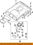 Nissan Oem 08-15 ARMADA,QX56,TITAN Cab Interior Trim-map Lamp Lens 26431ZC00A. Fixed Price $20.13.