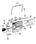 Genuine Mopar Light Pipe - Led Lamp Right 68436796AC. Fixed Price $49.67.