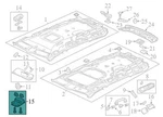 2011-2017 Honda Odyssey Front Overhead Console 83250TK8A01ZA Oem. Fixed Price $44.99.
