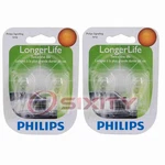 2 Pc Philips Rear Side Marker Light Bulbs Ford Cougar Thunderbird Sy. Fixed Price $12.77.