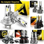 Auxito H7 Led Headlight Bulbs Canbus Error Free High Low Beam Super White. Fixed Price $23.74.