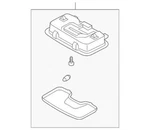 Genuine Kia Dome Lamp Assembly 92850-2T00087. Fixed Price $70.46.