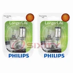2 Pc Philips Front Side Marker Light Bulbs For Honda Civic Del Sol Ys. Fixed Price $17.81.
