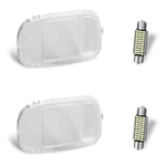 Hercoo Roof Map Dome Light Cover Overhead Console Reading Lamp Lens White Led.... Fixed Price $15.56.