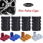 Dsycar 4PCS Silver Aluminum Tire Valve Stem Caps Knurled Air For Us Schrader. Fixed Price $10.99.