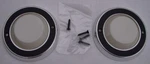 Mopar 64 - 68 Interior Courtesy Lamp Lenses And Bezels New 027SET. Fixed Price $55.00.