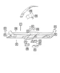 Genuine Mopar Overhead Console Bezel 5YZ29LA6AA. Fixed Price $567.00.