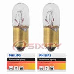 2 Pc Philips License Plate Light Bulbs For Porsche 911 1970-1979 Electrical Vc. Fixed Price $10.01.