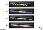 Genuine Mini Cooper Jcw One F56 F57 Led Door Sill Cover Strips 51472357730. Fixed Price $138.91.