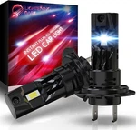 Lightening Dark H7 Led Bulbs 16000LM 6500K Xenon White 1:1 Mini Size -pair. Fixed Price $66.45.