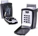 Car Window Punch Button Box, Black- Portable Key Storage Vault Fits. Fixed Price $55.00.