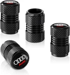 Tire Valve Stem Cap Cover For Audi A1 A3 RS3 A4 A5 A6 A7 RS7 A8 Q3 Q5 Q7 R8 B.... Fixed Price $15.63.