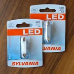 Sylvania Led Light 6411 White 6000K Two Bulbs Interior Map Replacement Lamp. Fixed Price $19.95.