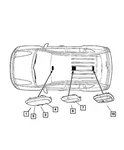 Genuine Mopar Dome Lamp Lens 5183449AA. Fixed Price $10.73.