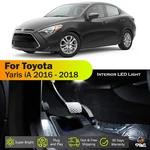 7 X White Led Lights Bulb Map Interior Package For 2016 - 2018 Toyota Yaris Ia. Fixed Price $13.18.