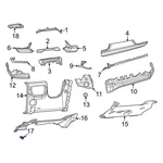 For Jeep Grand Cherokee 2021-2025 68378880AC Courtesy Light. Fixed Price $51.18.