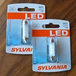 Sylvania Led Light 6411 White 6000K Two Bulbs Interior Map Replacement Lamp. Fixed Price $19.95.