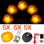 Set Of 5 Amber 9069A Cab Marker Clearance Light+switch+led+base For Chevy Truck. Fixed Price $28.62.