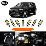 15PCS Led Interior Lights Package For 2011 - 2019 2020 2021 Jeep Grand Cherokee. Fixed Price $13.99.
